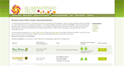 Desktop Screenshot of blumenversand-heute.de